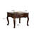 American Retro Dark Brown Solid Wood Automatic Mahjong Table with Solid Wood Top