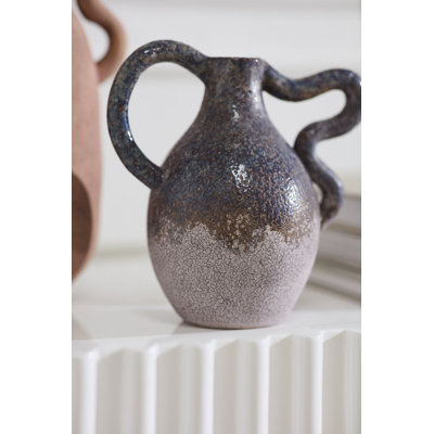Meander Vase 7.25"x 4.75"x 7.25"