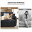 Canapé modulaire surdimensionné surdimensionné, canapé modulaire 3 places en U avec 2 repose-pieds-328905365