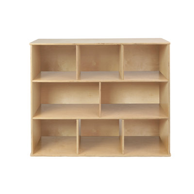 Birch 8-Compartment Storage Cabinet 36" Height