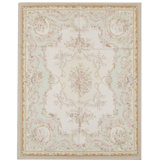 Hand-Knotted High-Quality Beige Area Rug