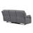 Blanche Grey Reclining Sofa With LED Lights-961989931