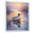 White Floater Framed