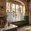 Linen Blend Kitchen Curtain Kitchen Pelmet