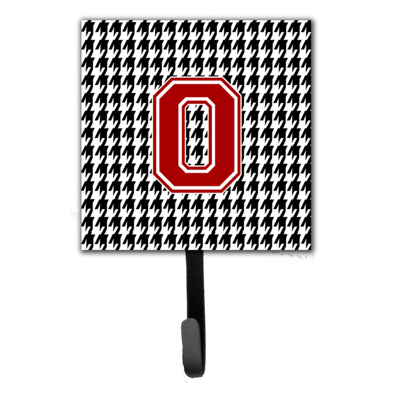 Porte-laisse houndstooth et crochet mural, O