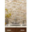 Carrelage mural mosaïque en verre et en métal imbriqué 12 po x 12 po-36933809