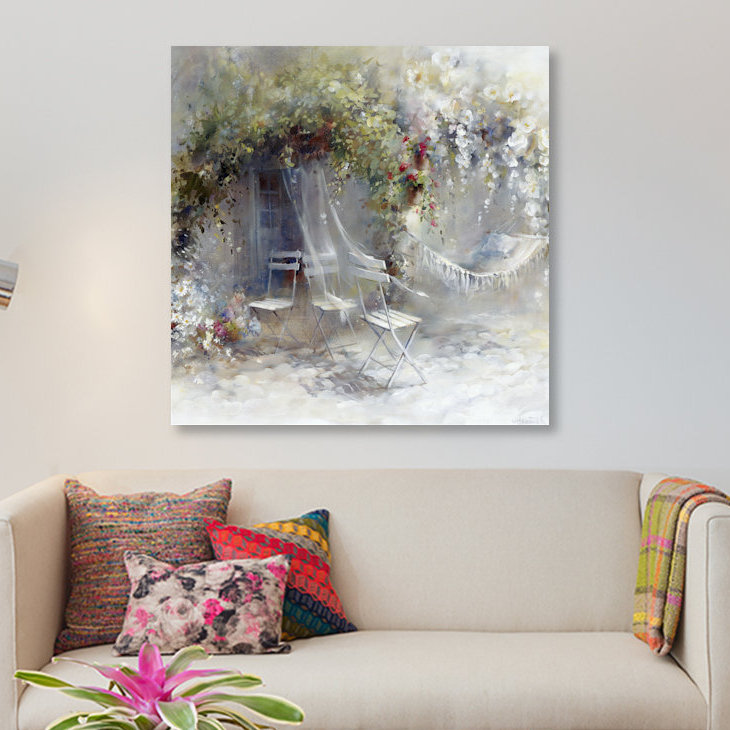 «Just Peace», reproduction sur toile, H 37 po x l 37 po x P 1,5 po, Toile tendue, Pas de tapis