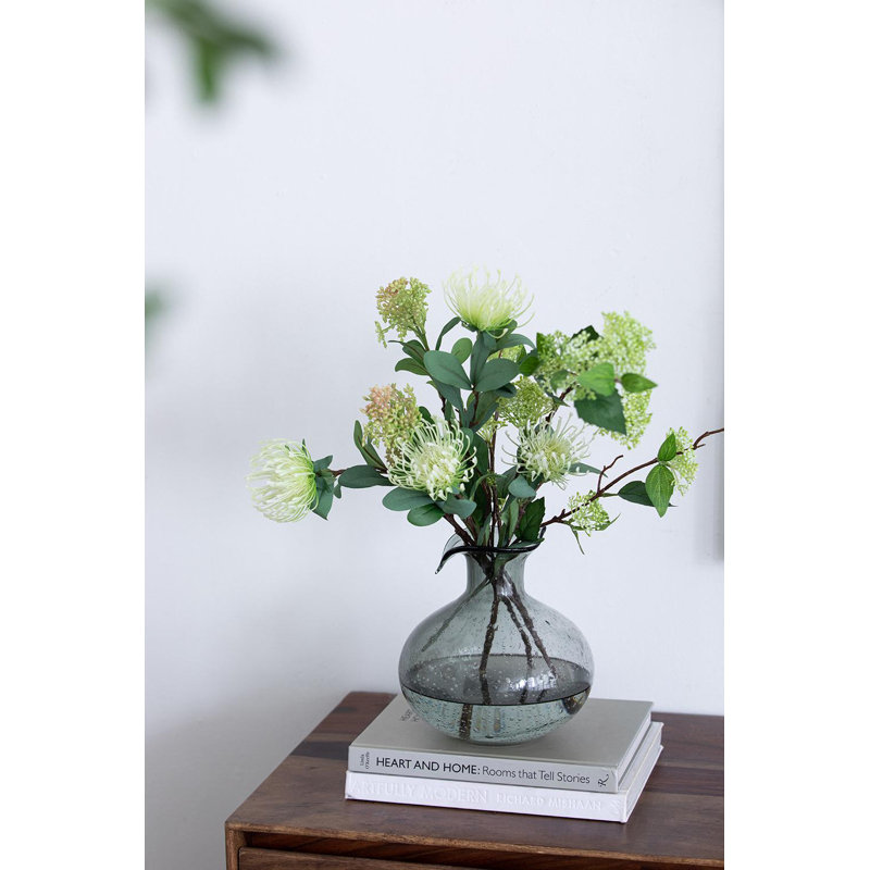 Protea Stem - Set of 6 - Green/Cream