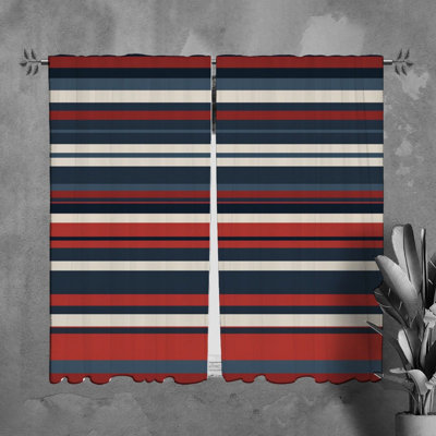 Paire de rideaux obscurcissant en polyester Kallol