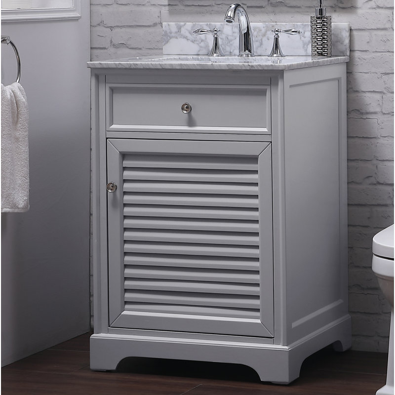 Ensemble de meuble-lavabo simple 24 po Closter, Gris