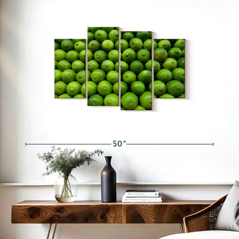 Yarlin Stacked Limes, 22" H x 36" W