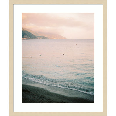 Italian Coast by Justine Milton Wood Framed Wall Art Print