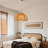 1-Light Pendant Lights Rattan Flower