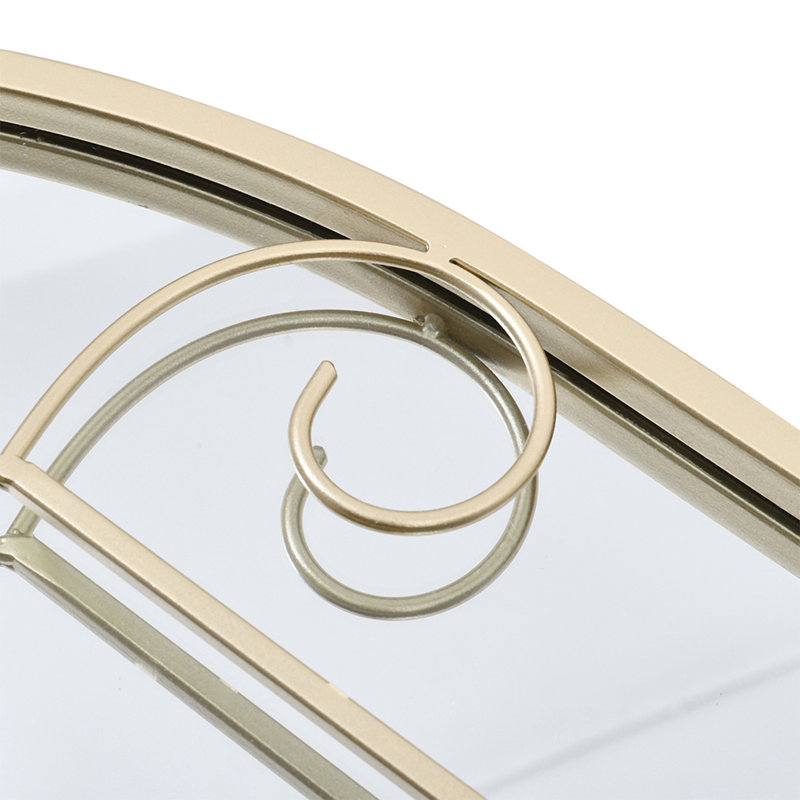 Oretta Iron Flat Wall Mirror