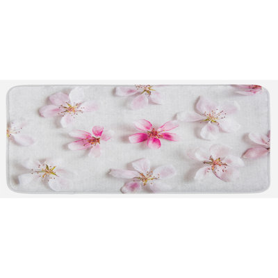 Eclectic Floral Synthetic Kitchen Mat