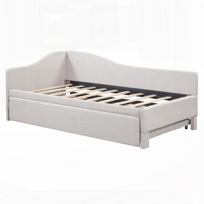 Upholstered Corner Daybed With Pop Up Trundle by Latitude Run