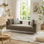 Canapé moderne en chenille avec coussins décoratifs Modern-974766326