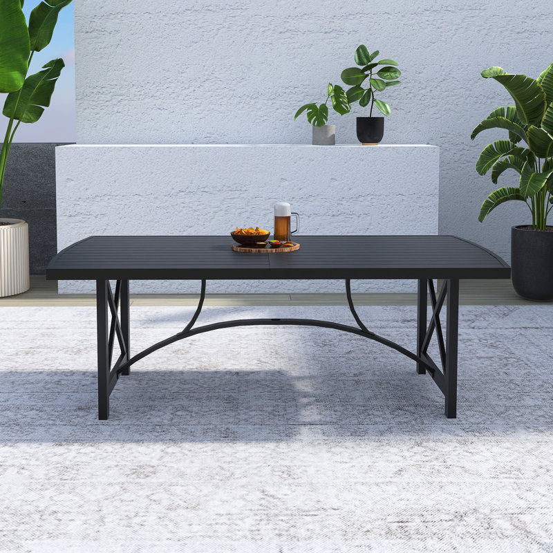 Table de salle à manger d'extérieur compacte