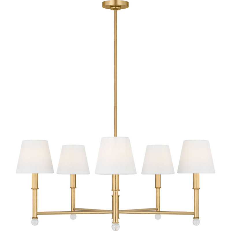 Wendt Chandelier, 5 Lights, 60.38" H x 33.13" W  x 33.13" D