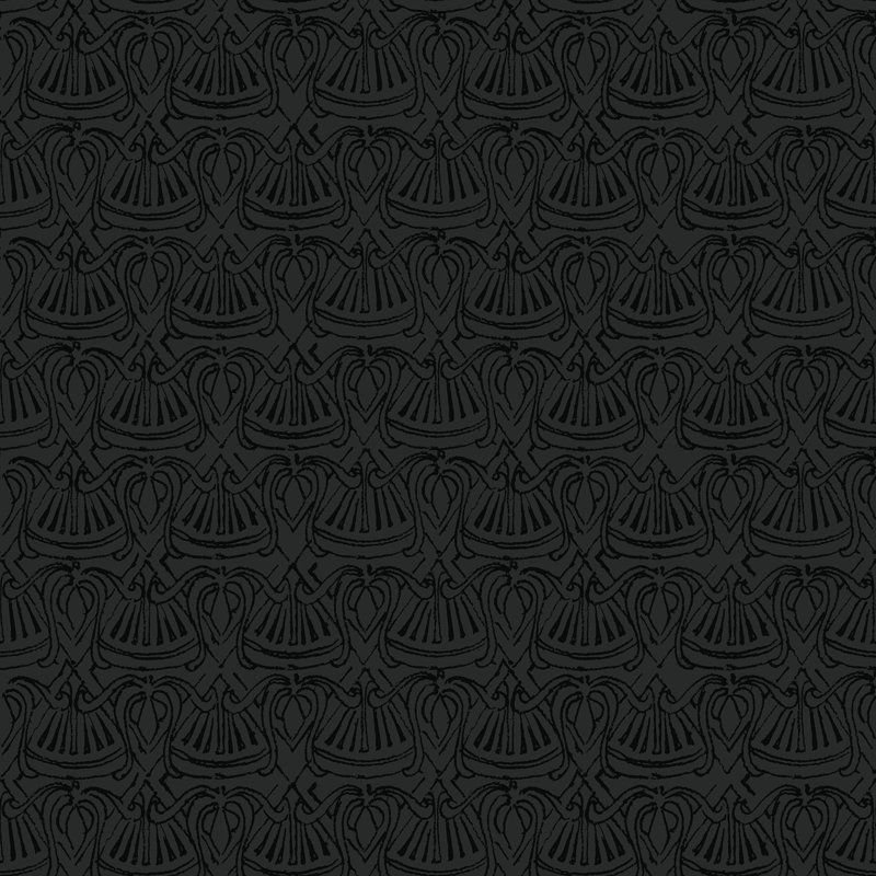 Yuki Osada Geometric Wallpaper Double Roll, Black/Charcoal
