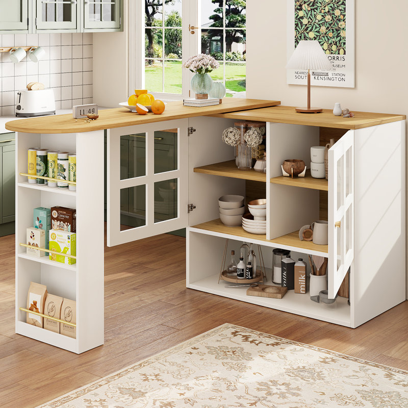204cm Home Bar, White