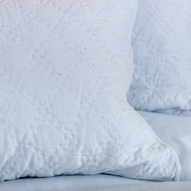 Gilmore 100% Cotton Sham, Euro, Fog
