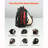 25.2L Welding Backpack 1680D Polyester Welder Backpack for Tool and Helmet