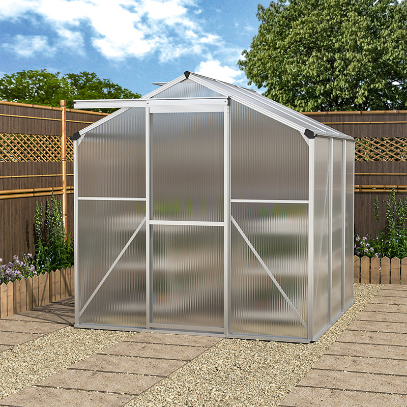 Aizah 6 Ft W x 6 Ft D Greenhouse