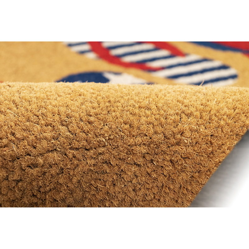 Cracraft Non-Slip Independence Day Outdoor Doormat, Rectangle 1'6" x 2'6"