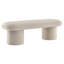 Banc en velours Orla Performance taupe-106273828