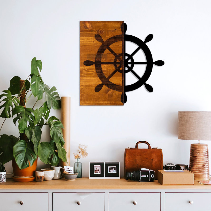 Transportation Wall Decor on Solid Wood