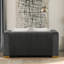 Causeuse à accoudoirs carrés en velours 62,6 po avec 2 coussins Clifford-1048964327-1048964344-1008375359