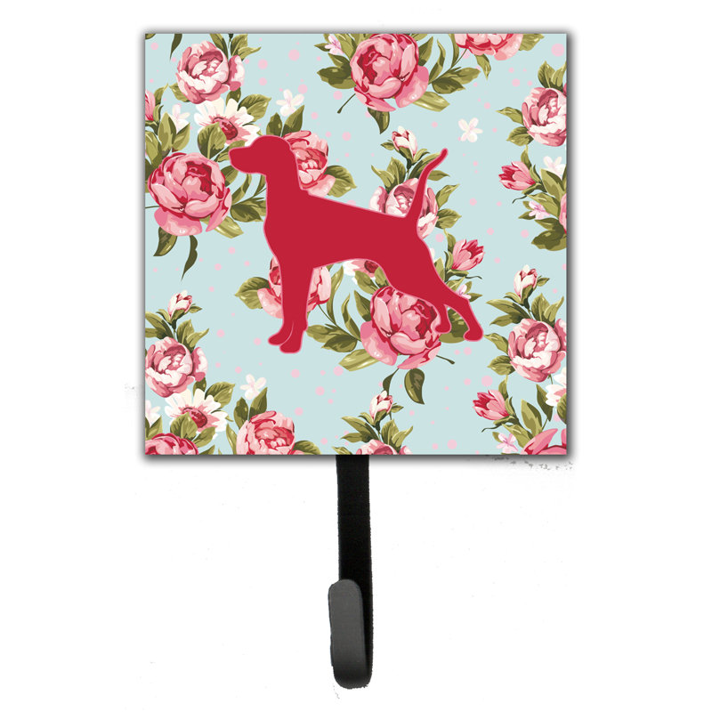 Porte-laisse d’élégance et crochet mural shabby