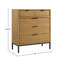 Commode 5 tiroirs Davin, chêne naturel