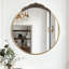 Christa Metal Oval Wall Mirror-2121939605