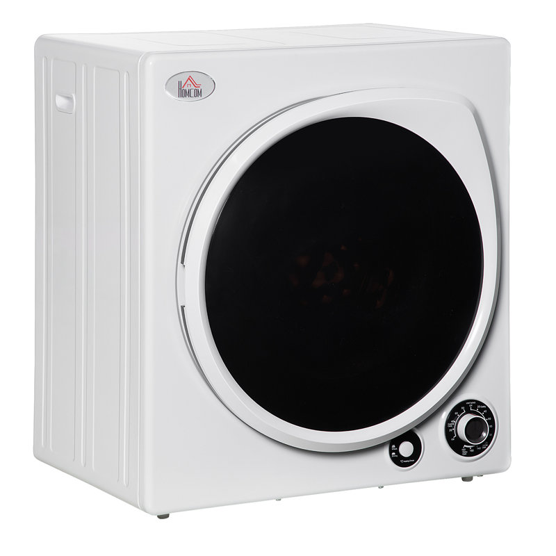 Séchoir à linge portable Homcom de 3,22 pieds cubes avec 5 modes de séchage en blanc