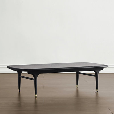 Minimalist light luxury solid wood coffee table