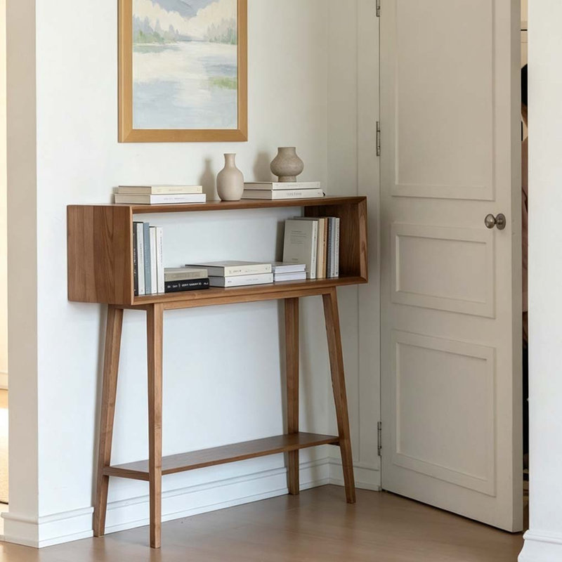 Console semi-ouverte en bois de frêne massif
