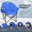 Chaise de camping pliante avec coussin-93658909