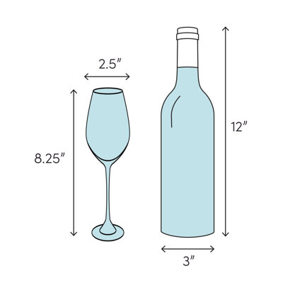 Verre à vin tout usage 5,5 oz Viveros