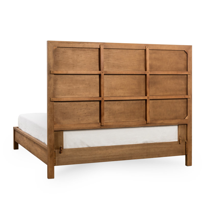 Santa Clara Platform Bed, California King, Oak Golden
