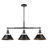 Weatherford 3 - Light Kitchen Island Pendant - Matte Black-1256758420-1245084344