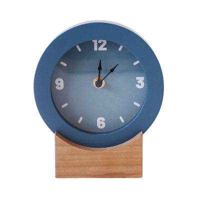 Horloge de table numérique en bois