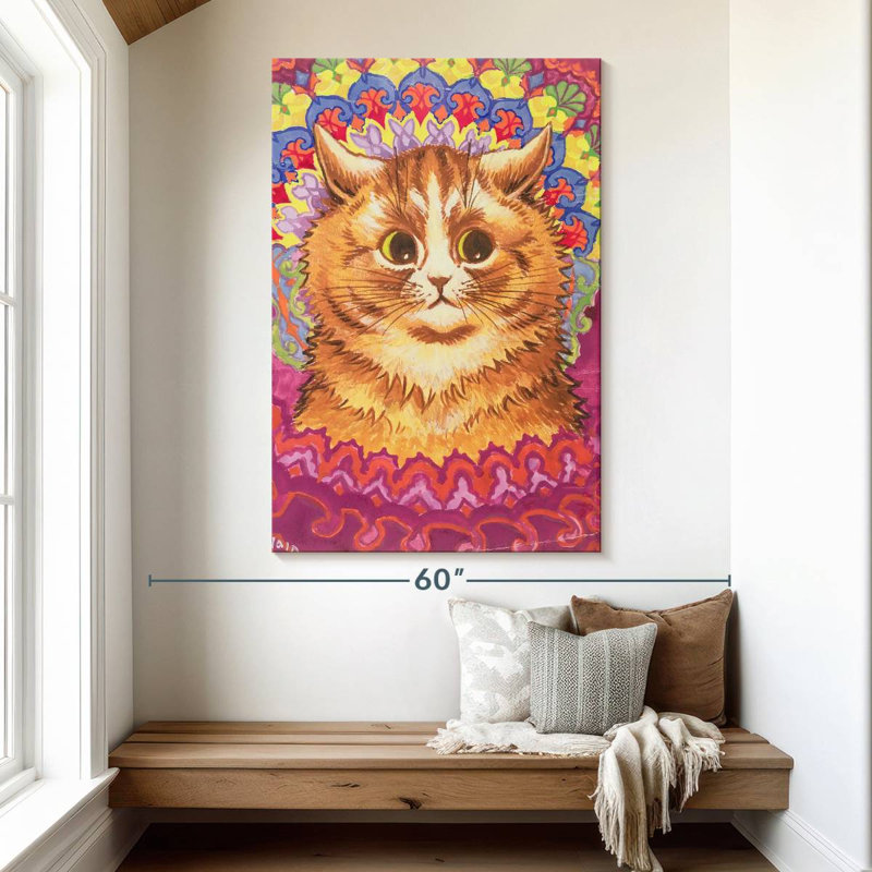 Brampt A Psychotic Cat, 51" H x 34" W
