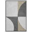 Style Mid-Century, Polygone gris, paysage, illustrations géométriques abstraites, minimaliste moderne-100708076-100708077