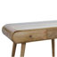 Platinum 90cm Solid Wood Console Table