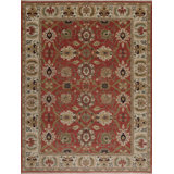 Mahal Hand Knotted Wool Area Rug