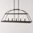 5 - Light Dimmable Modern Linear Chandelier