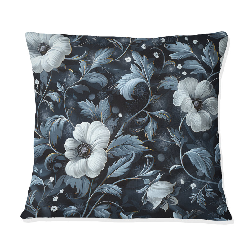 Coussin Sparkling Flower Glam I - Glam, H 18 po x H 18 po