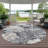 Machine Washable Indoor/Outdoor Chantille ACN2933 Floral Rug-128960753